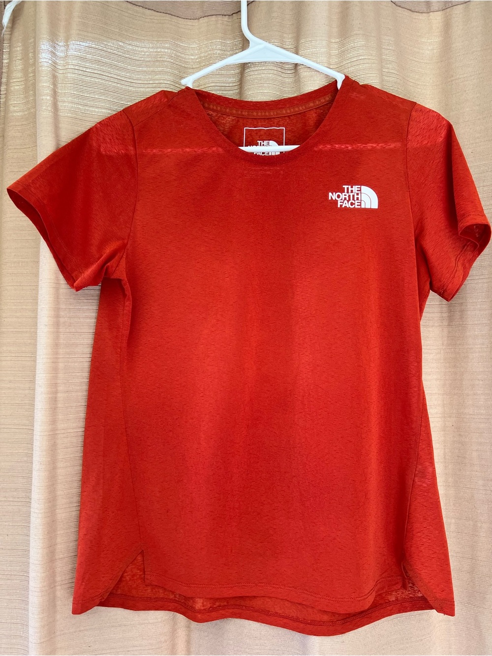 The North Face Red/orange Short-Sleeve lightweight running Tee